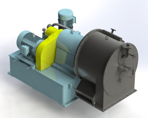 Máquina industrial de la centrífuga del empujador
